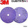круг абразивный P 220 150мм c мультипылеотводом Purple+ 737U CUBITRON II 3M