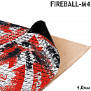 материал вибропоглощающий FIREBALL-M4 500х600мм толщина 4,0мм фольгированный AURA