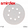 круг абразивный P 120 125мм 8 отверстий SMIRDEX
