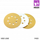 круг абразивный P 400 125мм 8 отверстий NEW LINE HOLEX