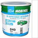 040 белая акриловая автоэмаль MOBIHEL (0,75л)