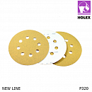 круг абразивный P 320 125мм 8 отверстий NEW LINE HOLEX